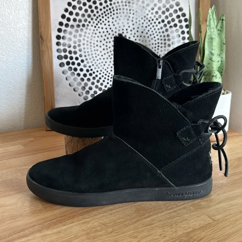 UGG Koolaburra Womens Shazi Short Suede Ankle Cold Weather Boots Size 7